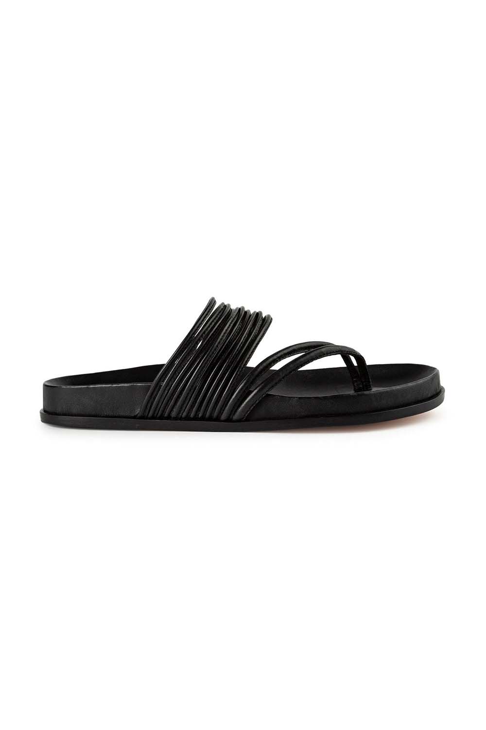 Black Tony Bianco Lamana 1.5cm Women's Sandals | 9041-CKBDJ